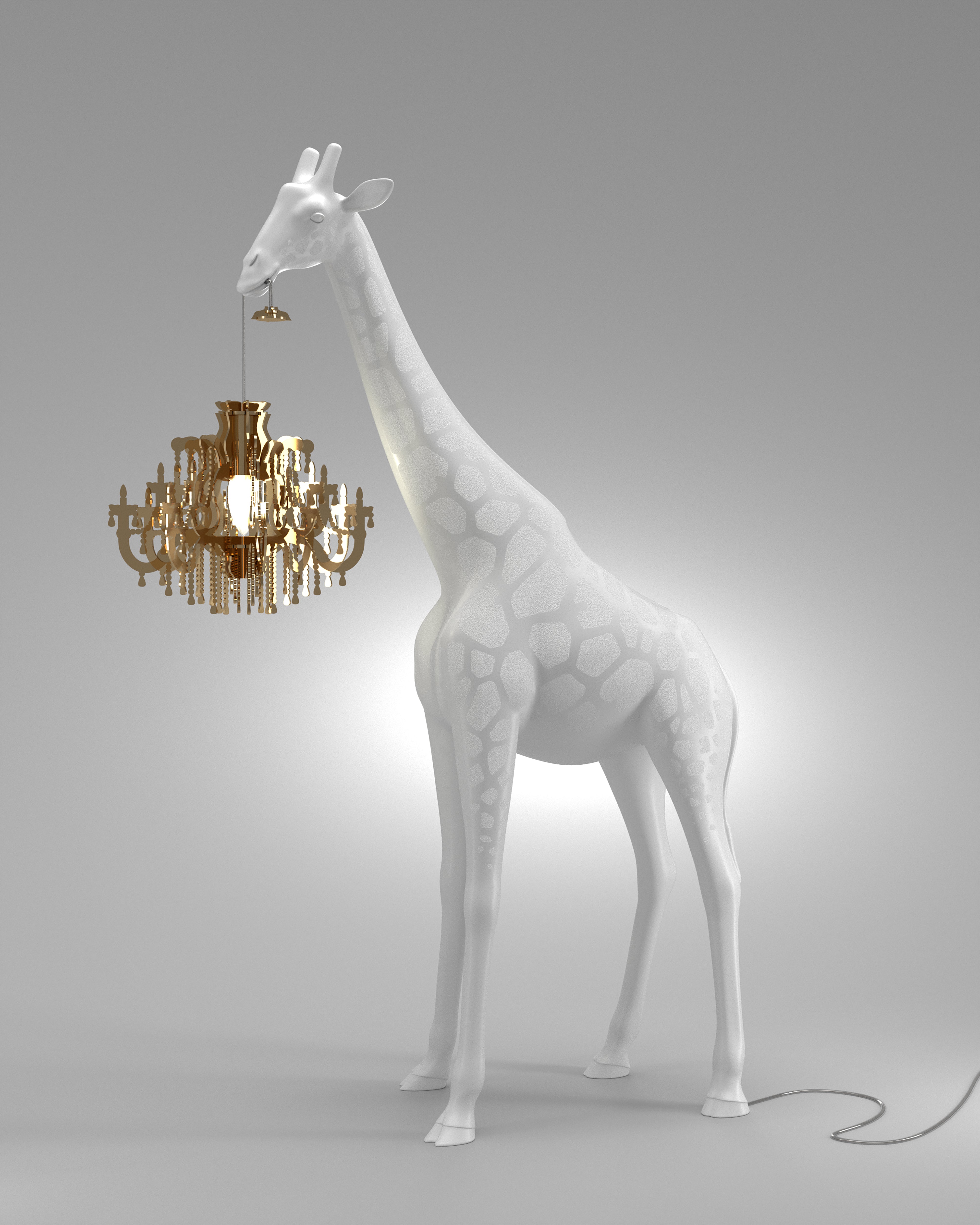 Qeeboo Giraffe in Love Stehlampe Indoor XS 100cm