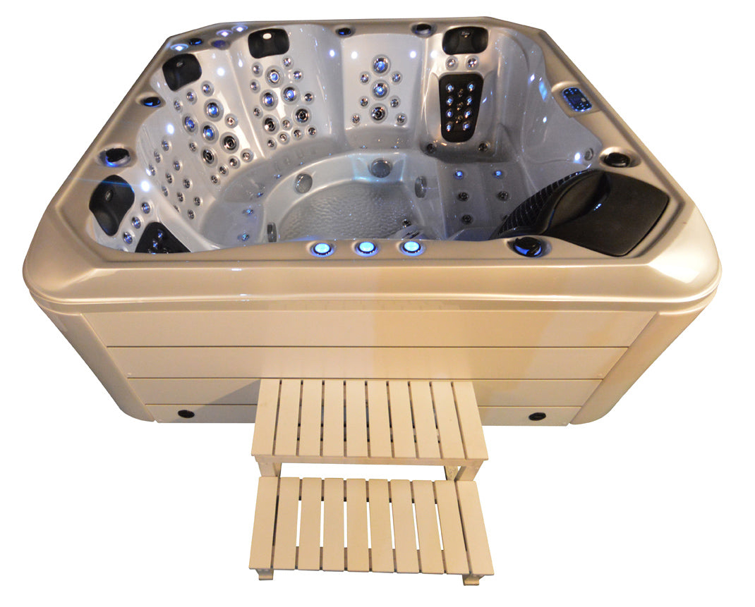 Whirlpool Outdoor Außenwhirlpool Hot Tub Spa Pool AR 542-230 perlweiß-weiß - Auf Lager