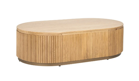 Richmond Interiors Couchtisch Belfort Kapsel (Natural oak)