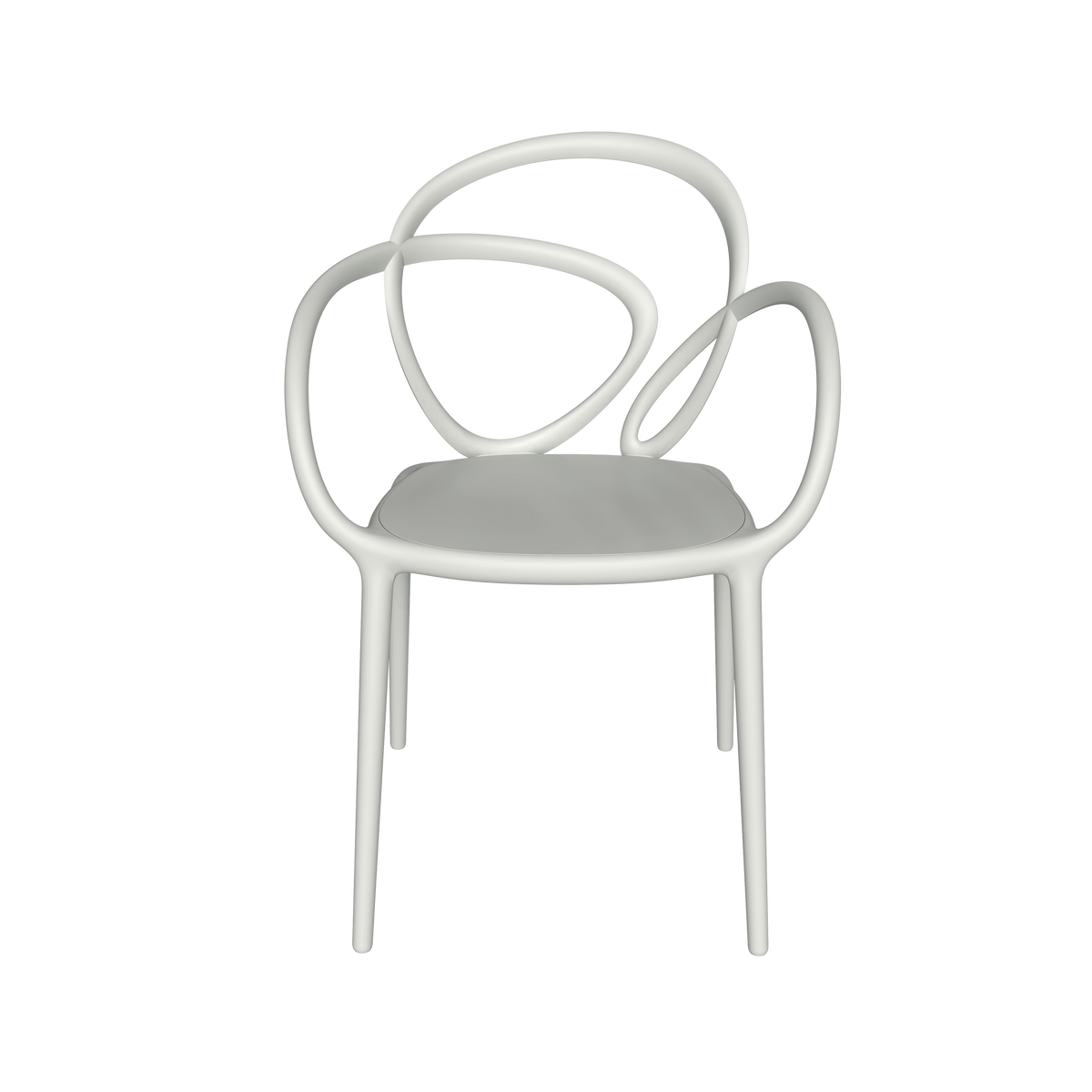 Qeeboo Loop Chair Without Cushion-Set Of 2 Pieces