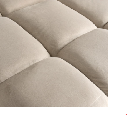 Couch Cube S5136 3 Sitzer + Lounge Links in Quartz Khaki