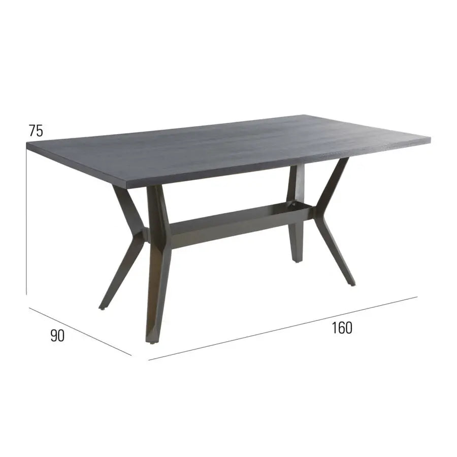 Universal Tisch 90 x 160 mit Schirmloch - bm raumkonzept