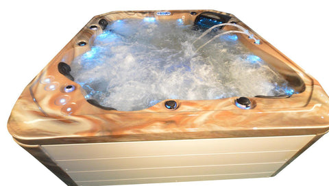 Whirlpool Outdoor Hot Tub Spa Pool ARI mediterranean-weiß - bm raumkonzept