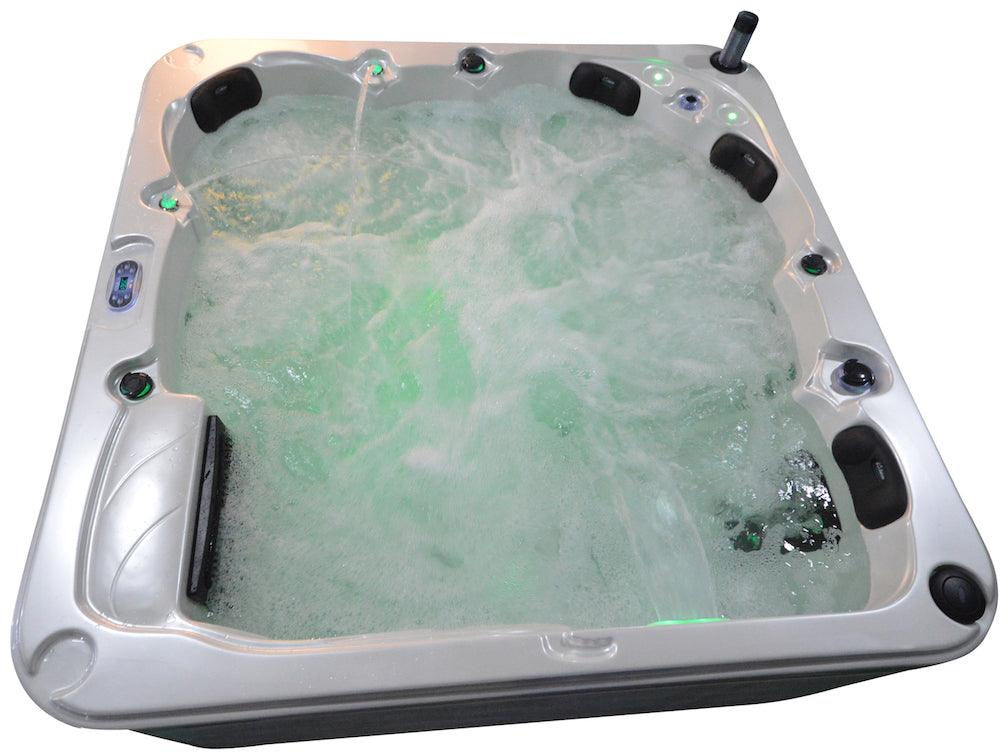 Whirlpool Outdoor Hot Tub Spa Pool AVA perlweiss-weiss - bm raumkonzept