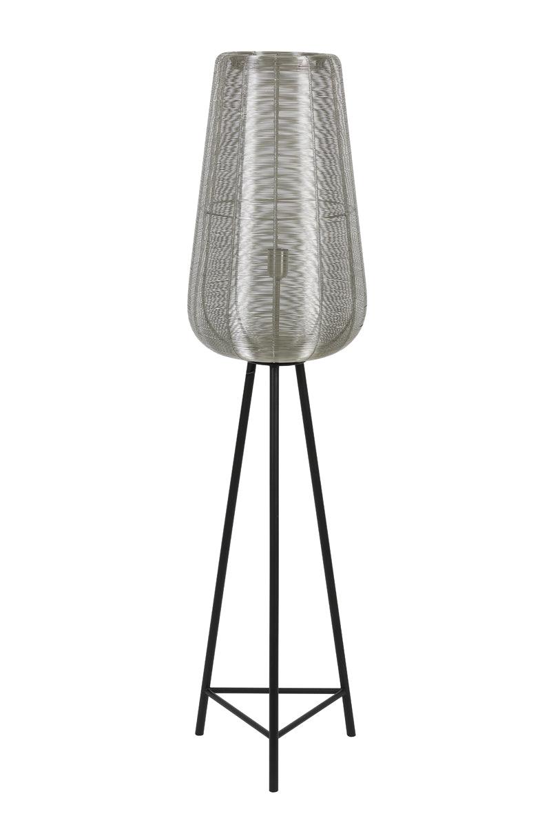 Light & Living Stehlampe Lampe ADETA silber - bm raumkonzept