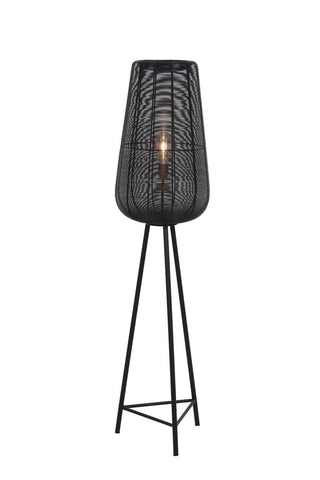 Light & Living Stehlampe Lampe ADETA matt schwarz - bm raumkonzept