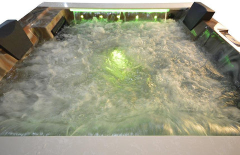 Whirlpool Outdoor Hot Tub Spa Pool FERO MS-weiss - bm raumkonzept