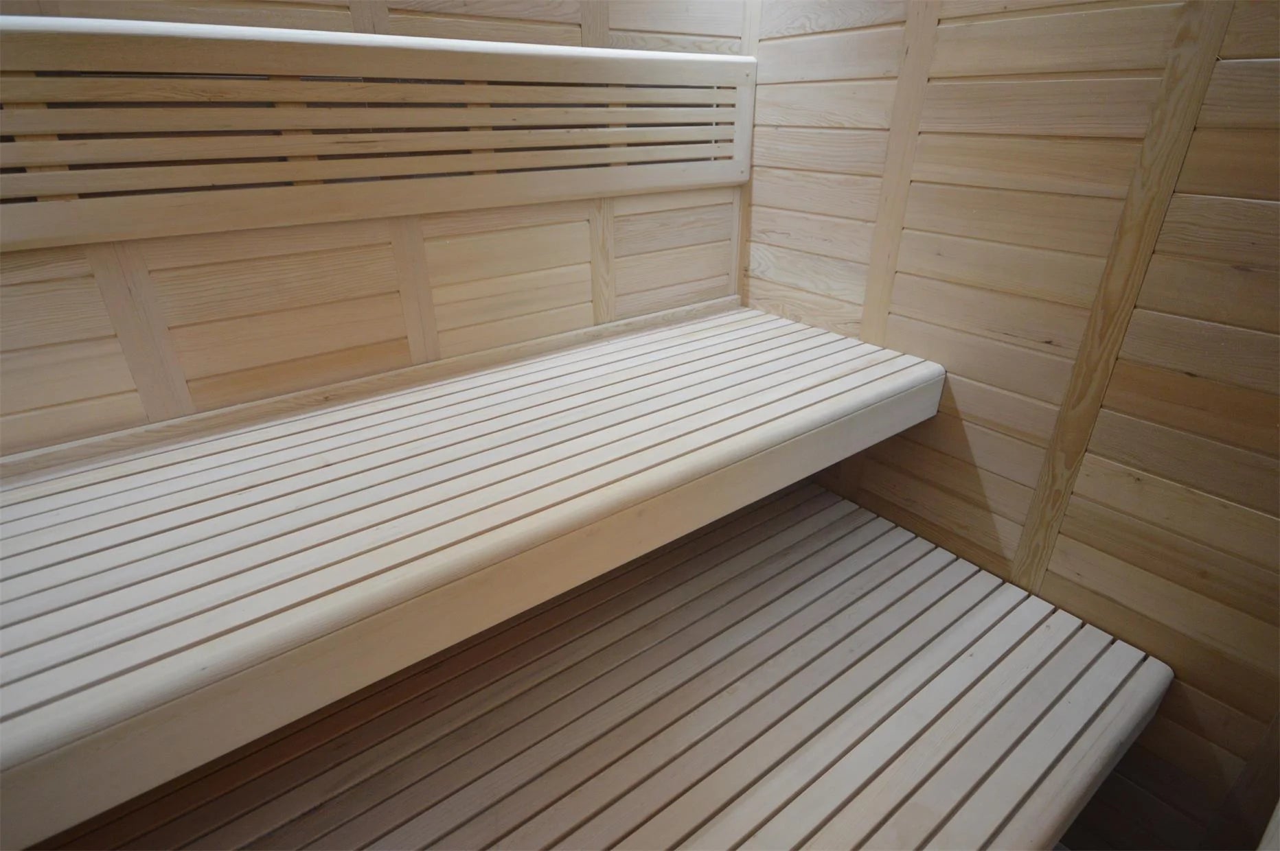 Innensauna HE 4011 Eco-Ofen, 180x180cm - bm raumkonzept
