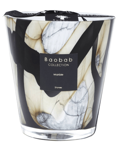 Baobab Duftkerze Marble - bm raumkonzept
