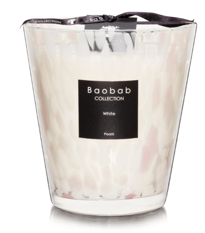 Baobab Duftkerze White Pearls - bm raumkonzept