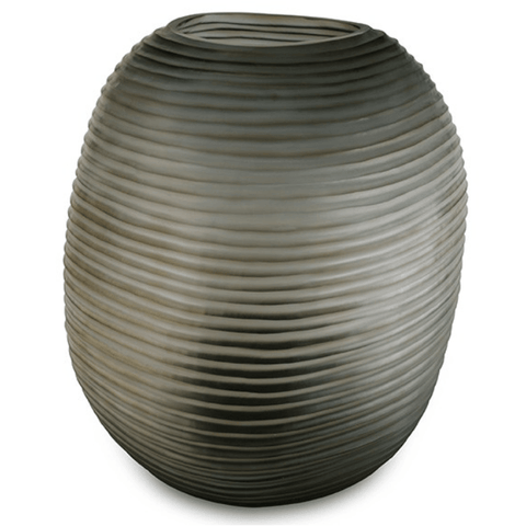 GUAXS Vase Patara Round smokegrey/indigo - bm raumkonzept